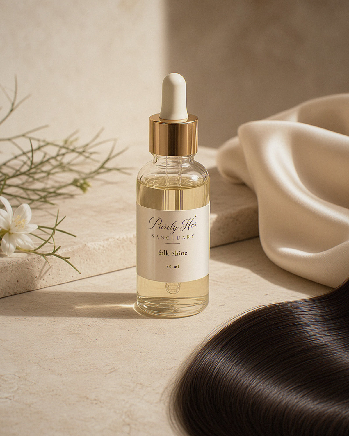 Silk Shine Perfumed Hair Serum Oil