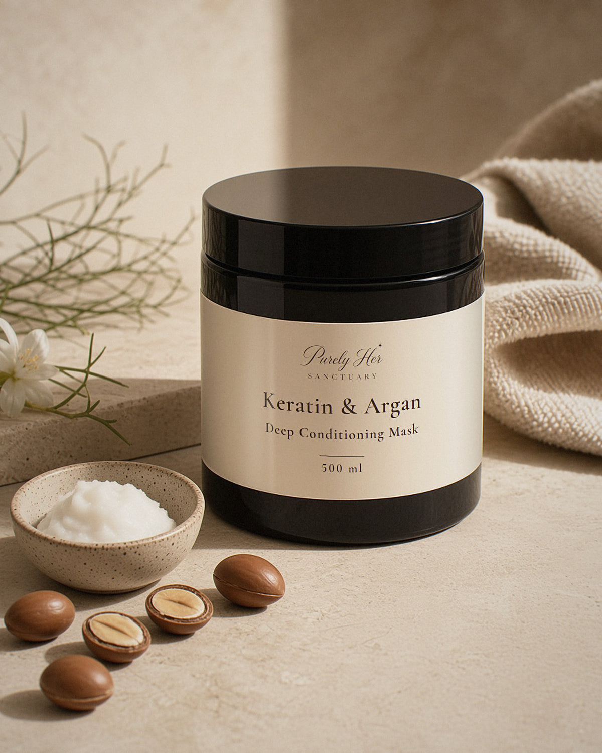 Keratin & Argan Deep Conditioning Mask