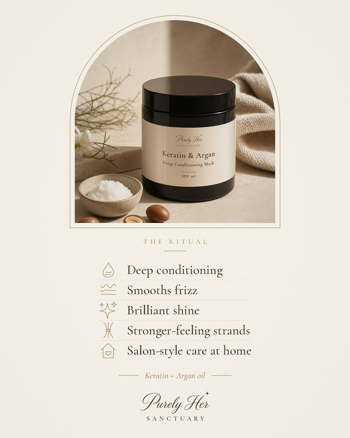Keratin & Argan mask benefits